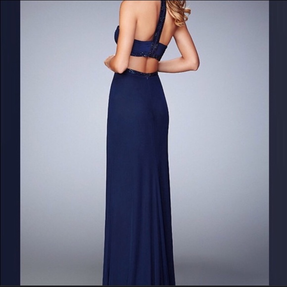 La Femme Red Formal Dress - Picture 2 of 8